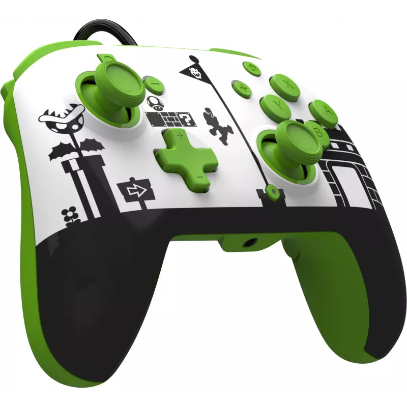 PDP REMATCH Wired Controller: Super Mario Retro, Gamepad, Nintendo Switch, Nintendo Switch OLED, D-pad, Przycisk Home, Analogowy / Cyfrowy, Przewodowy, USB