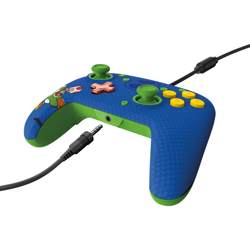 PDP REMATCH Wired Controller: Yoshi & Toad, Gamepad, Nintendo Switch, Nintendo Switch OLED, D-pad, przycisk Home, analogowy / cyfrowy, przewodowy, USB