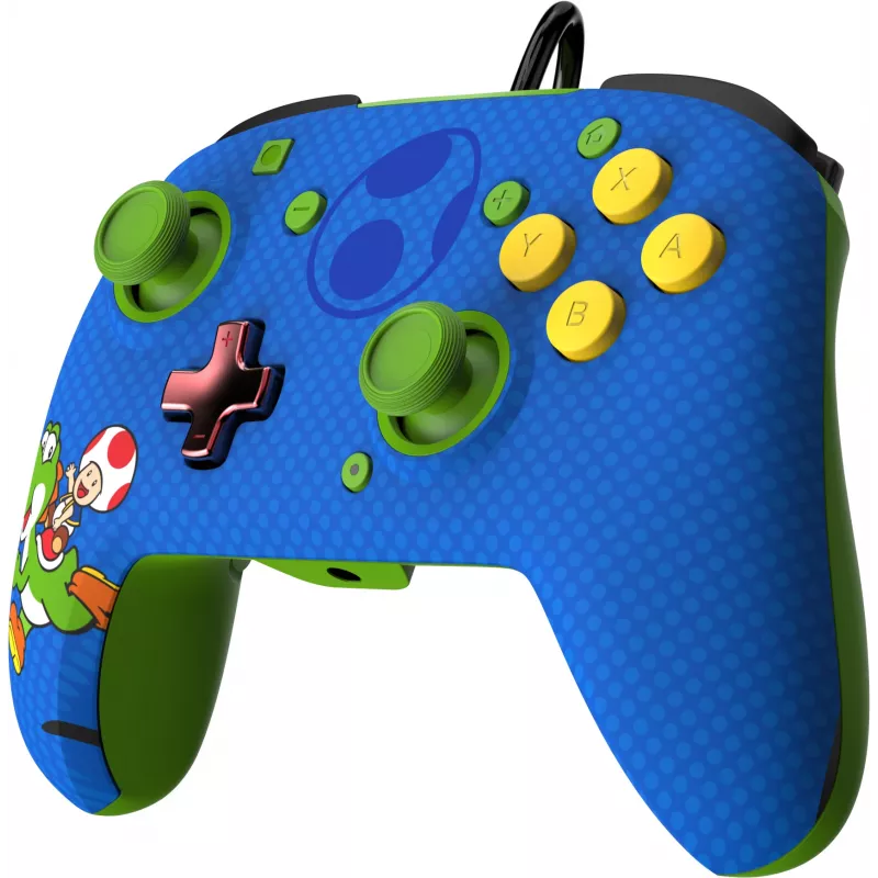 PDP REMATCH Wired Controller: Yoshi & Toad, Gamepad, Nintendo Switch, Nintendo Switch OLED, D-pad, przycisk Home, analogowy / cyfrowy, przewodowy, USB