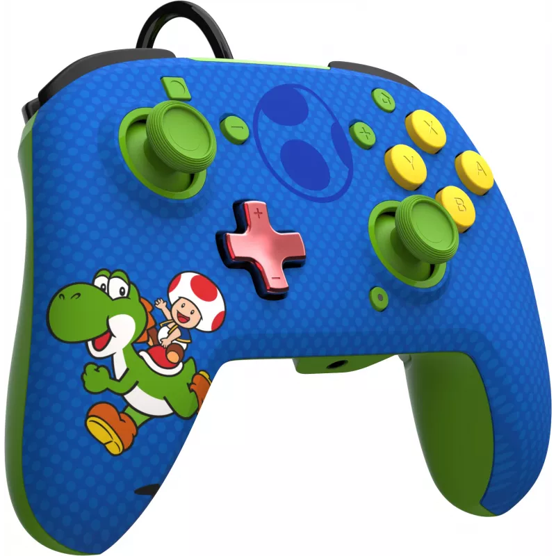 PDP REMATCH Wired Controller: Yoshi & Toad, Gamepad, Nintendo Switch, Nintendo Switch OLED, D-pad, przycisk Home, analogowy / cyfrowy, przewodowy, USB