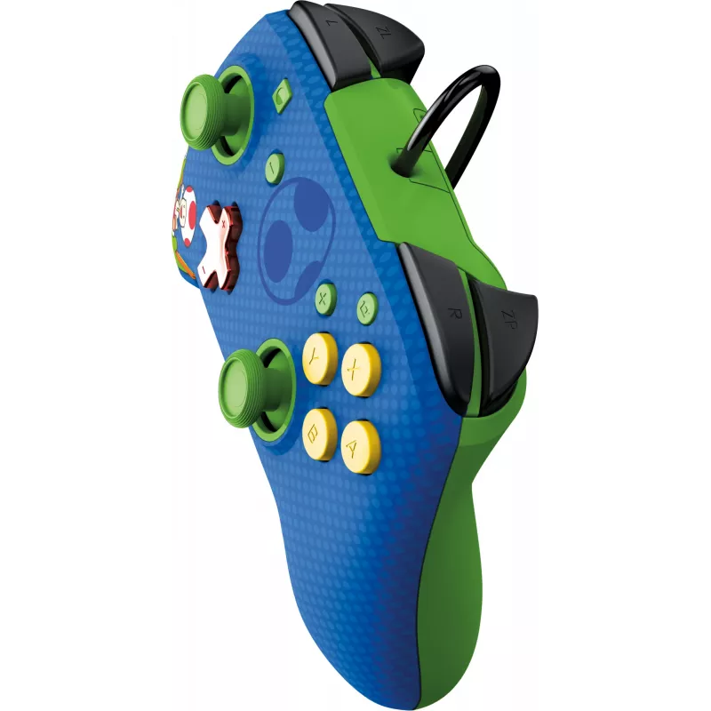 PDP REMATCH Wired Controller: Yoshi & Toad, Gamepad, Nintendo Switch, Nintendo Switch OLED, D-pad, przycisk Home, analogowy / cyfrowy, przewodowy, USB