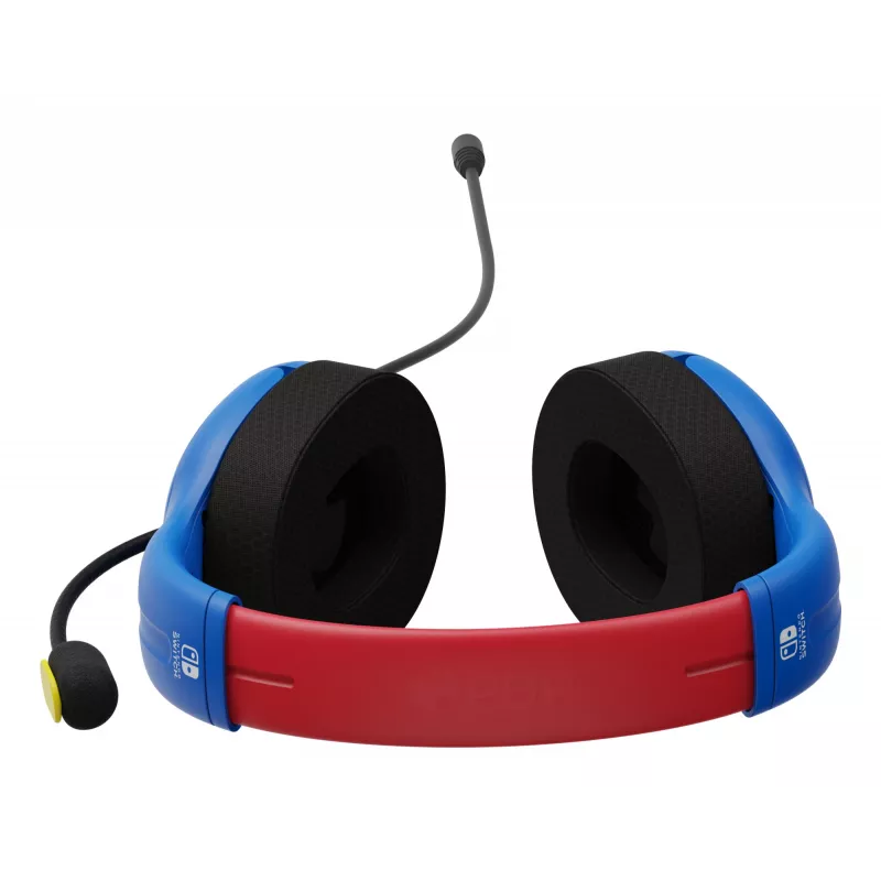 PDP LVL40 Headset Wired Head-band Gaming niebieski, czerwony