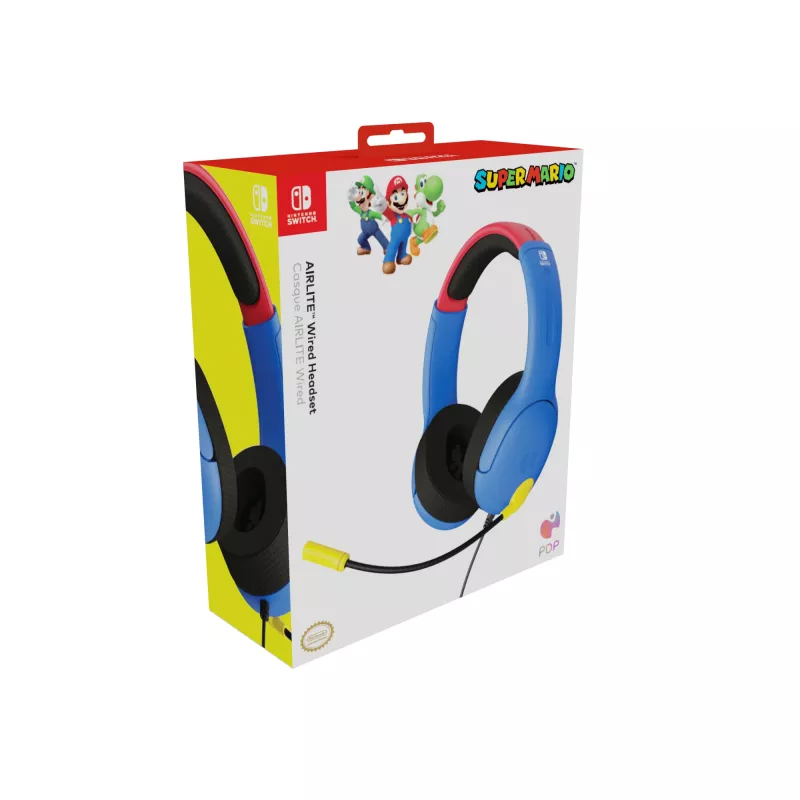 PDP LVL40 Headset Wired Head-band Gaming niebieski, czerwony