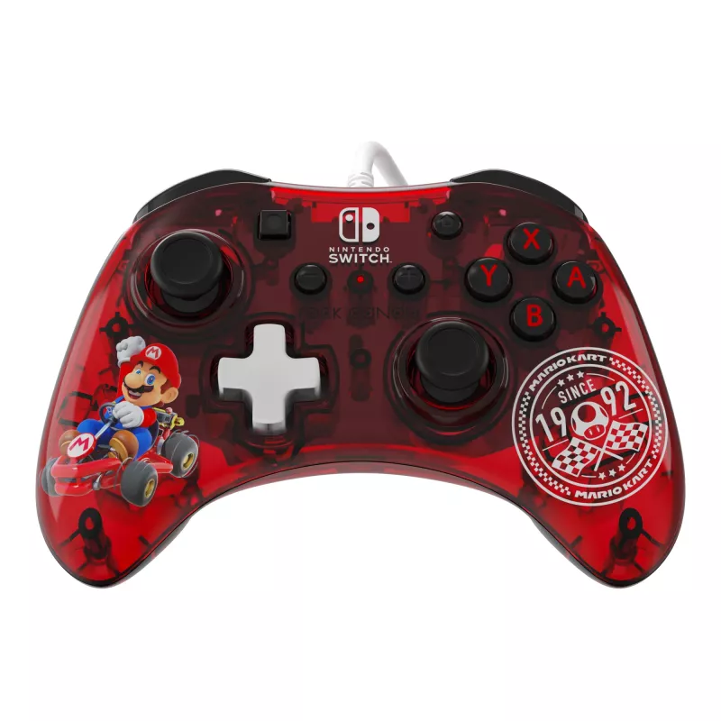 PDP Rock Candy: Mario Punch czerwony, Translucent USB Gamepad Analogue / Digital Nintendo Switch, Nintendo Switch Lite, Nintendo Switch OLED