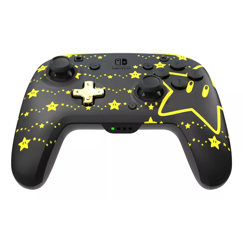 PDP REMATCH GLOW Czarny, Żółty Gamepad Analogowy / Cyfrowy Nintendo Switch, Nintendo Switch OLED