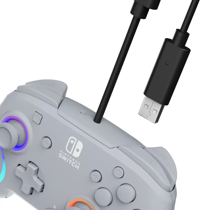 PDP Afterglow Wave szary USB Gamepad Analogue / Digital Nintendo Switch, Nintendo Switch OLED