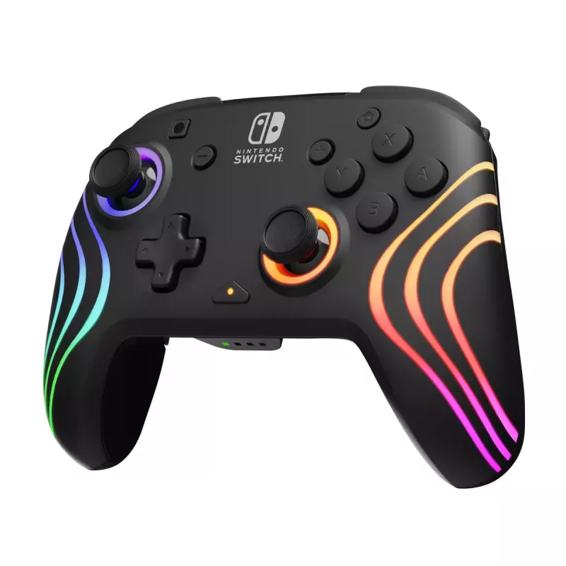 PDP Afterglow Wave Czarny USB Gamepad Analogowy / Cyfrowy Nintendo Switch, Nintendo Switch Lite, Nintendo Switch OLED