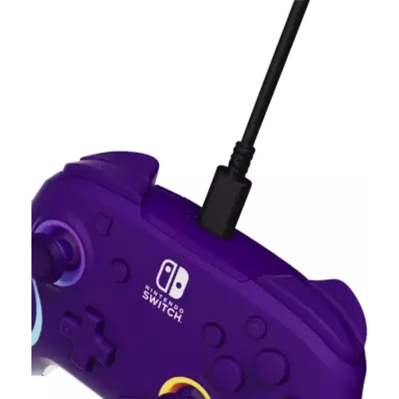 Wireless kontroler PDP Afterglow Wave 500-252-PR — fioletowy, bezprzewodowy gamepad do konsoli/PC