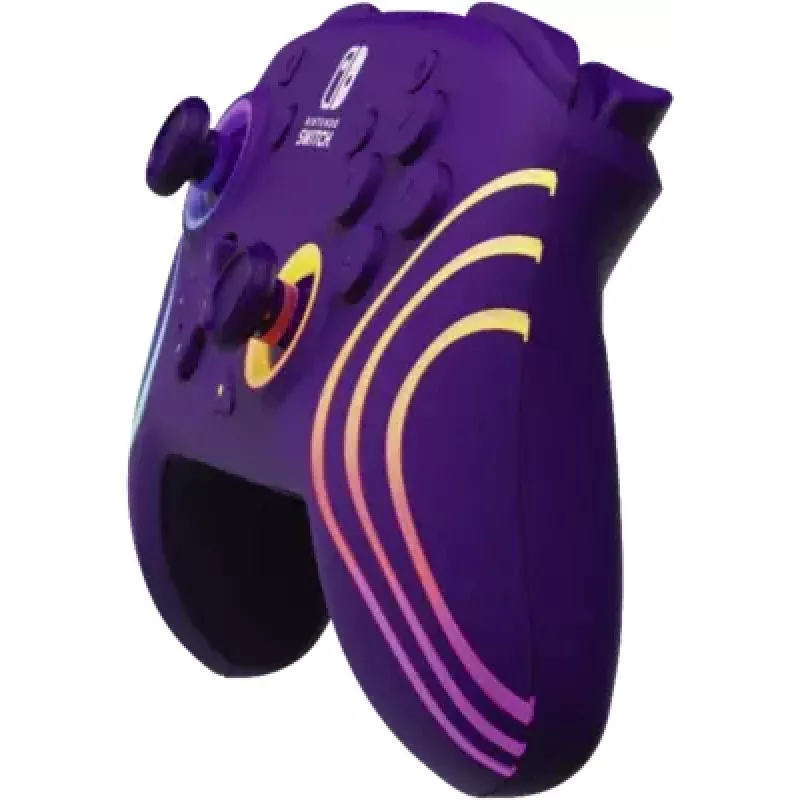 Wireless kontroler PDP Afterglow Wave 500-252-PR — fioletowy, bezprzewodowy gamepad do konsoli/PC
