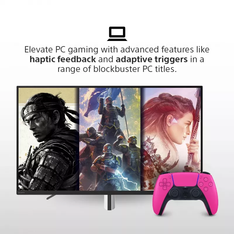 Gamepad Sony DualSense v3 dla PlayStation 5 – Różowy, Bluetooth i USB Type-C, wbudowana bateria