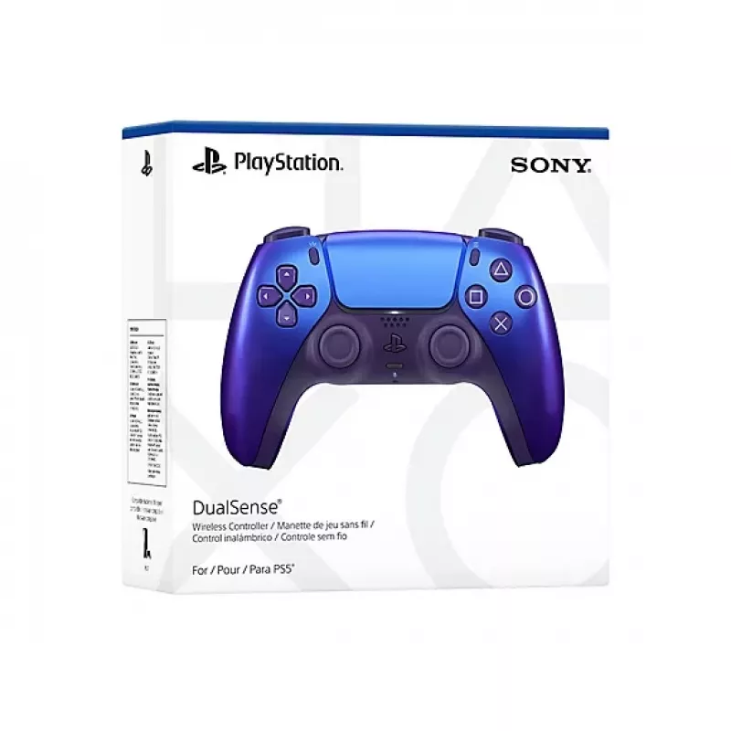 Gamepad Sony DualSense Wireless kontroler Chroma Indigo — Bluetooth i USB Type-C, PS5, wbudowany akumulator Li-Ion