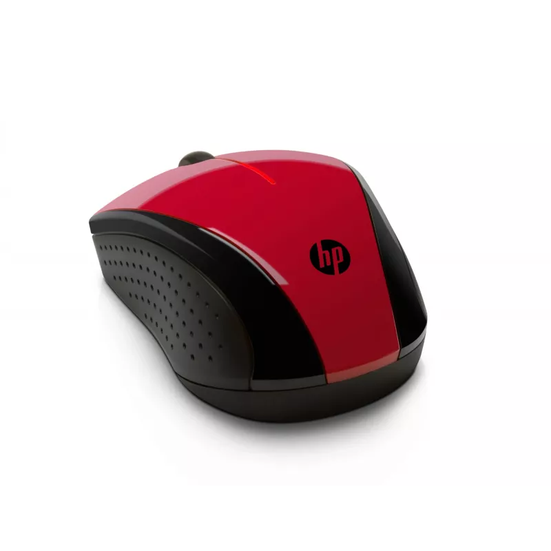 Mysz bezprzewodowa HP X3000 Sunset czerwony, symetryczna, optyczna, RF Wireless, 1200 DPI, czerwona