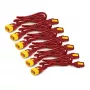 APC Power Cord Kit (6 ea), Locking, C13 to C14, 1.8m, czerwony