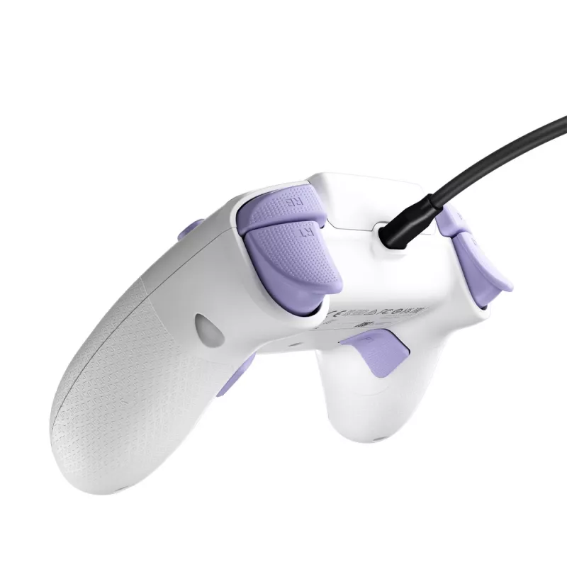 Turtle Beach REACT-R fioletowy, biały USB Gamepad PC, Xbox One, Xbox One S, Xbox One X, Xbox Series S, Xbox Series X