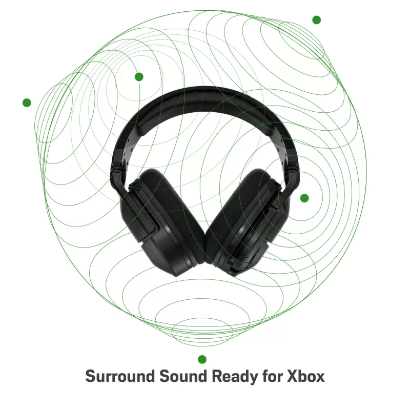 Zestaw słuchawkowy Turtle Beach Stealth 600 Gen 2 MAX — przewodowy i bezprzewodowy, USB-C, wokółuszny, 20–20000 Hz, czarny