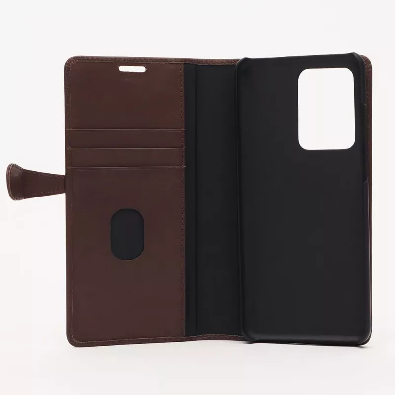 Buffalo 590028 etui do telefonu komórkowego 17,5 cm (6,9 cala) Etui portfelowe Brązowy