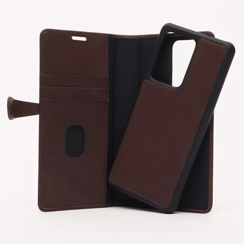 Buffalo 590028 etui do telefonu komórkowego 17,5 cm (6,9 cala) Etui portfelowe Brązowy