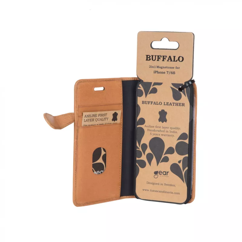 Buffalo 657514 etui na telefon komórkowy 11,9 cm (4,7 cala) Etui z klapką Kolor koniak