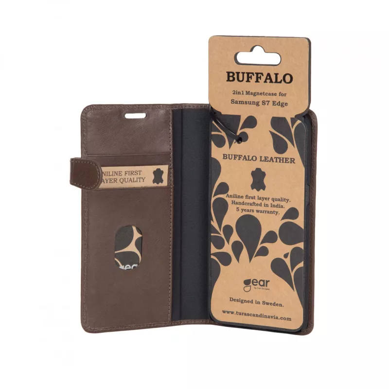 Buffalo 657525 etui na telefon komórkowy 14 cm (5.5 cala) Folio Brązowy