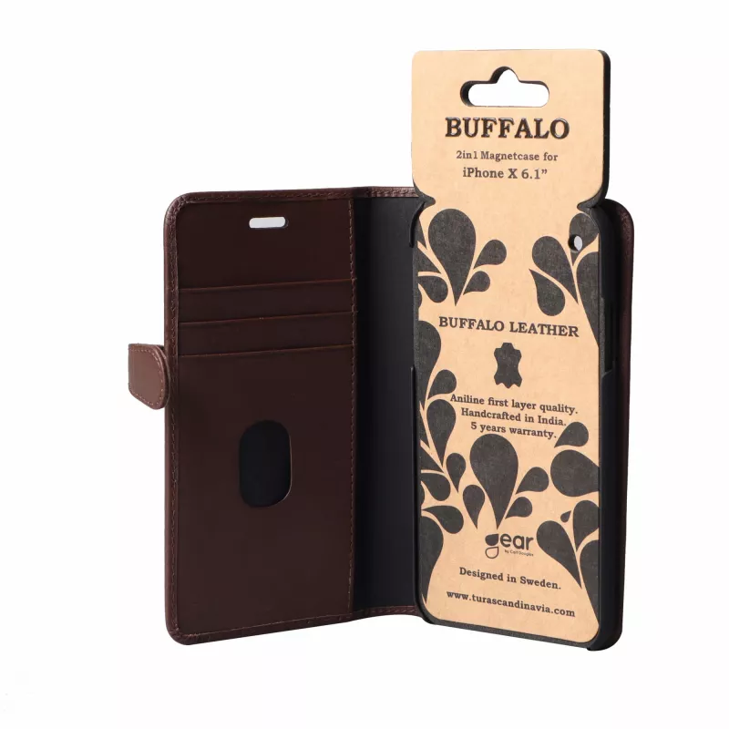 Buffalo 658562 etui do telefonu 15,5 cm (6,1 cala) typu Folio, brązowe