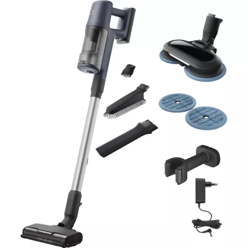 Electrolux EP61H21WET 2-w-1 odkurzacz ręczny Bateria Suchy Bezworkowy 0,6 l 85 W Niebieski 2,5 Ah
