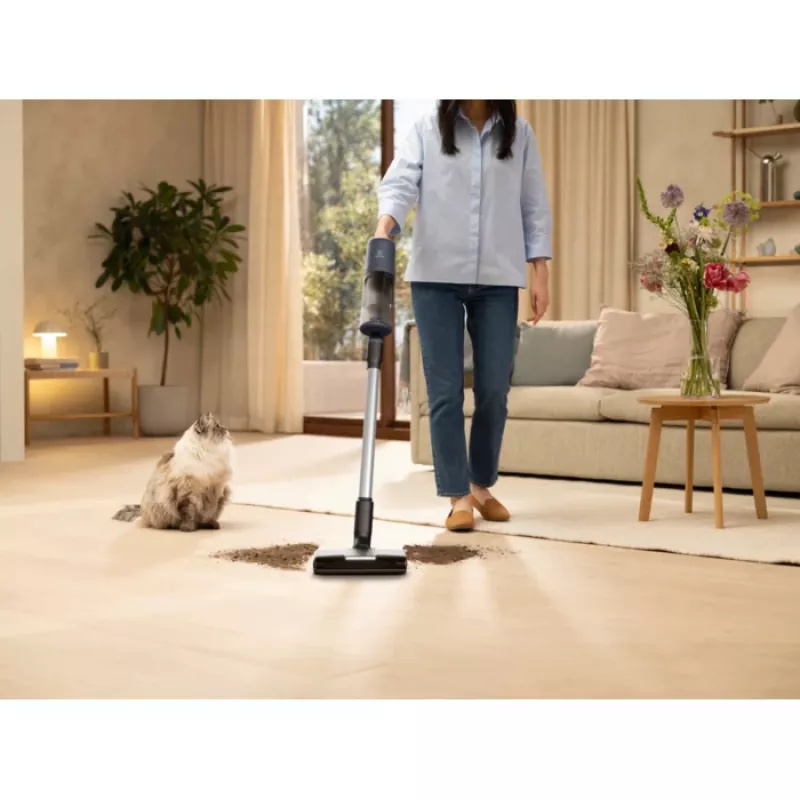Electrolux EP61H21WET 2-w-1 odkurzacz ręczny Bateria Suchy Bezworkowy 0,6 l 85 W Niebieski 2,5 Ah