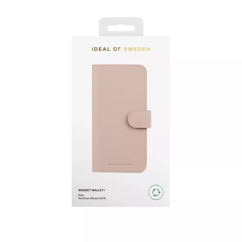 iDeal of Sweden Magnet Wallet+ iPhone 13 / 14 / 16e Różowy, Etui z klapką, Apple, iPhone 13/14/16E, 15,4 cm (6,06″), Różowy