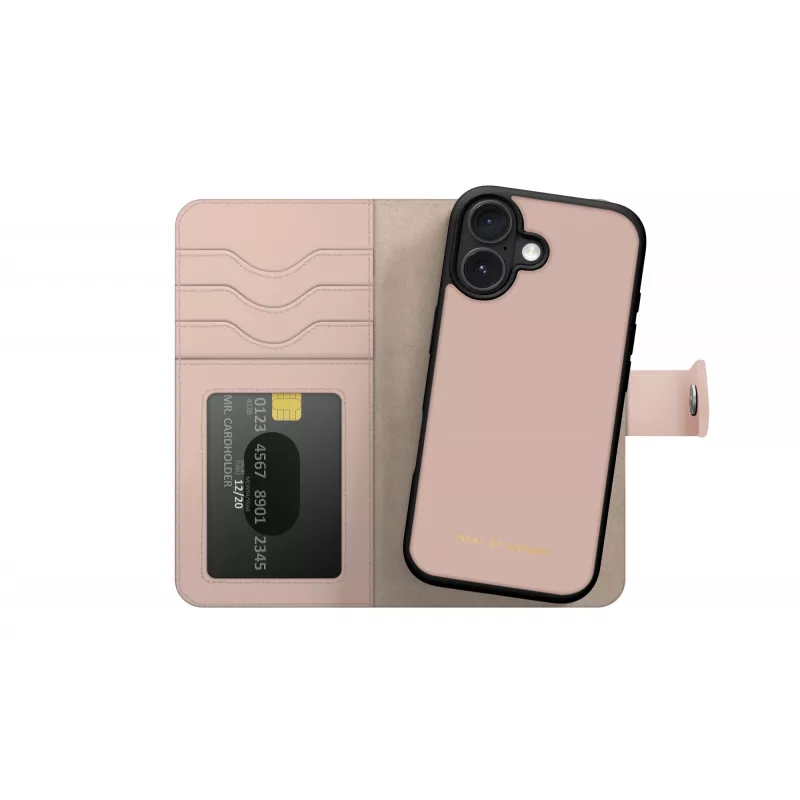 iDeal of Sweden Magnet Wallet+ iPhone 17 Pink, etui z klapką, Apple, iPhone 17, 16 cm (6,3 cala), Różowy