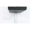 Multibrackets M Universal kabel osłona Czarny 18mm-W 1600-L