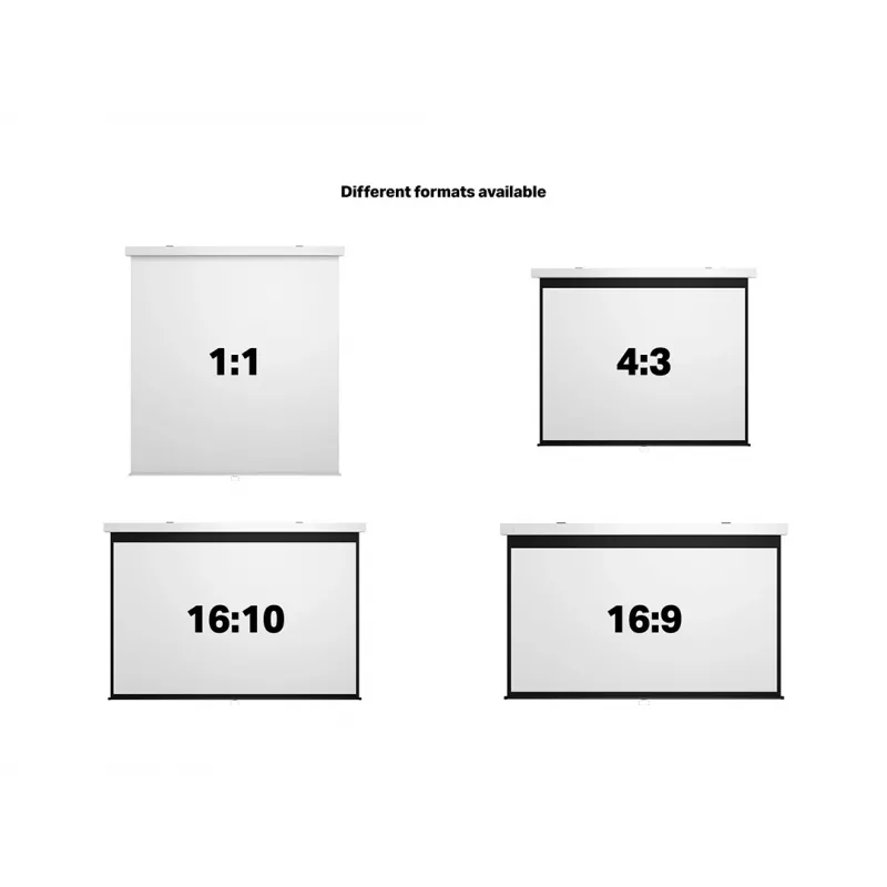Multibrackets M 1:1 Manual Projection Screen 200x200, 112 inch biały Edition