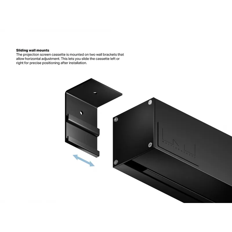 Multibrackets M 16:9 Motoryzowany Ekran Projekcyjny 240x135, 108 cali Czarny Edition