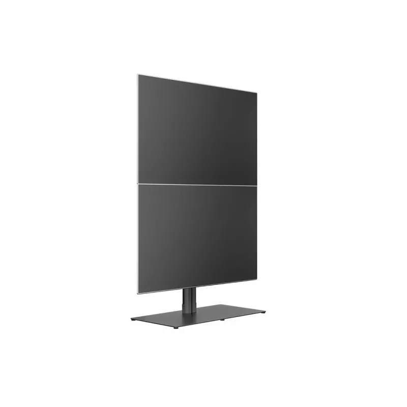 Stojak na pojedynczy ekran do prezentacji publicznych MULTIBRACKETS M – czarny, obsługuje do 60 kg, VESA 200x200–800x400