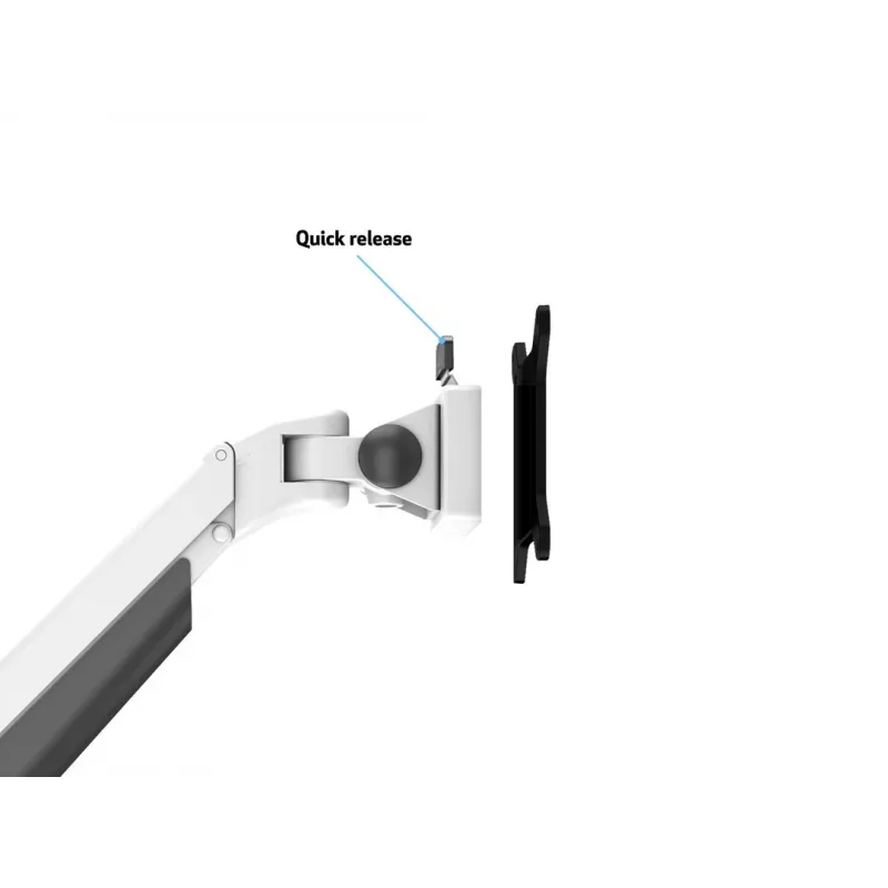 Multibrackets M VESA Gas Lift Arm Single Biały