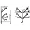 Multibrackets M VESA Gas Lift Arm Quad Czarny 40 kg 15-32 cali
