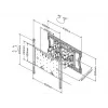 Uchwyt montażowy Multibrackets M VESA Super cienki Tilt & Turn Plus HD