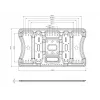 Uchwyt montażowy Multibrackets M VESA Super cienki Tilt & Turn Plus HD