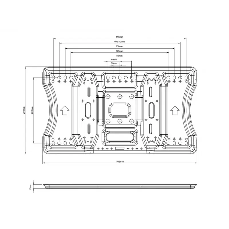 Uchwyt montażowy Multibrackets M VESA Super cienki Tilt & Turn Plus HD