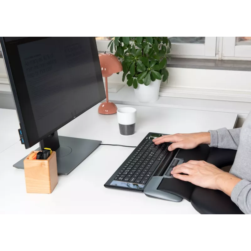 Mousetrapper Delta mysz szary Extended USB-A, USB Type-A, 4000 DPI, Czarny, Szary