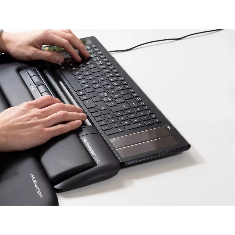 Mousetrapper Delta mysz Czarny Regular USB-A, USB Type-A, 4000 DPI, Czarny
