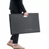 Mata do stania Mousetrapper Active Standing Mat — prostokątna, czarna, 740×450 mm, grubość 1,8 cm