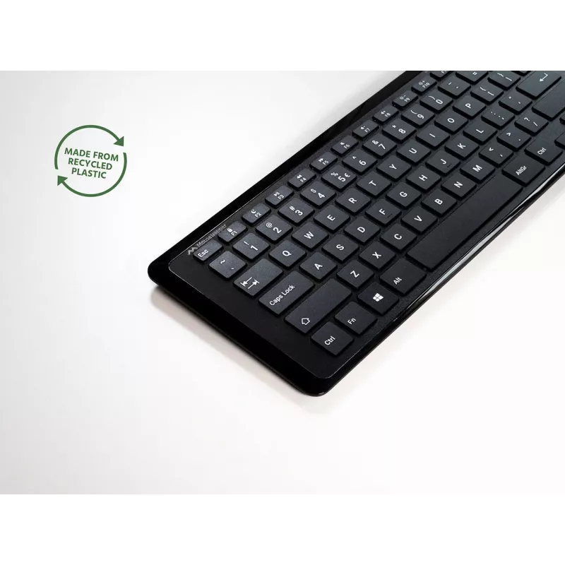Mousetrapper Type Mini klawiatura QWERTY US USB-C, Mini, przewodowa, USB, QWERTY, czarna