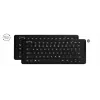 Klawiatura bezprzewodowa Mousetrapper Type Mini QWERTY NORDIC — USB-C, RF, Bluetooth, czarna