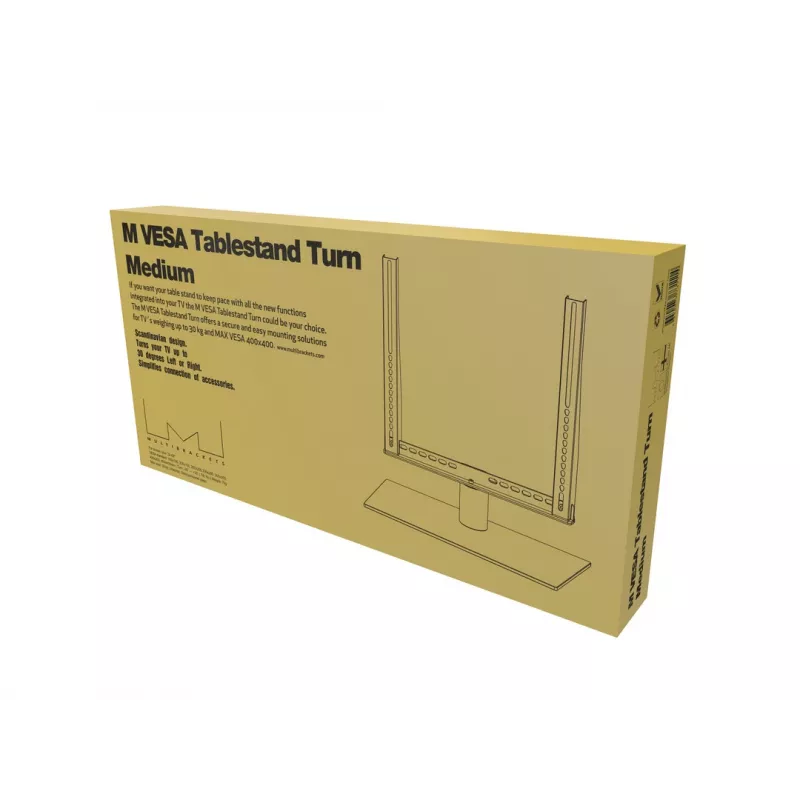 Stojak stołowy Multibrackets M VESA Tablestand Turn Czarny Średni MAX 400x400