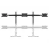 Zestaw rozszerzający do montażu na biurku dla trzech monitorów MULTIBRACKETS M VESA dla 3 wyświetlaczy 24–32 cale do 24 kg, aluminium/tworzywo sztuczne, czarny