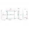 Multibrackets M Public Video Wall Mount Push HD Max 90kg 50-95 inch