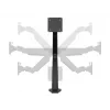 Multibrackets M VESA Gas Lift Arm Single Czarny HD