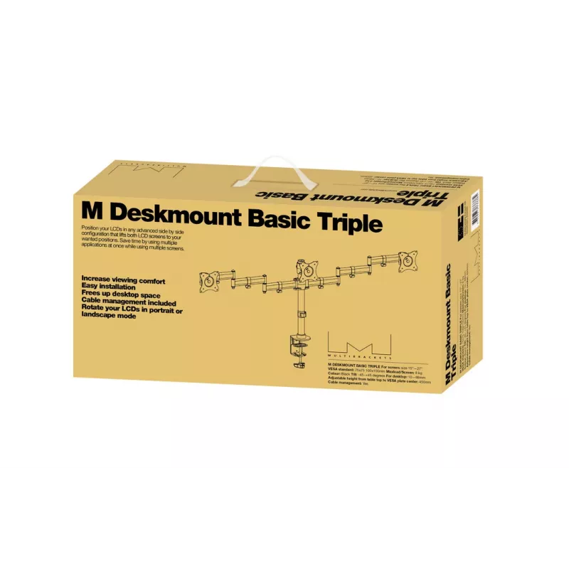 Uchwyt biurkowy Multibrackets M Deskmount Basic Triple