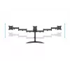 Podstawa pod monitor na biurko MULTIBRACKETS M Deskstand Basic Triple — 3-kierunkowa, VESA 75x75–100x100, udźwig do 24 kg, do ekranów 15–27 cali, czarna