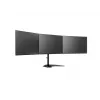 Podstawa pod monitor na biurko MULTIBRACKETS M Deskstand Basic Triple — 3-kierunkowa, VESA 75x75–100x100, udźwig do 24 kg, do ekranów 15–27 cali, czarna
