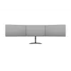 Podstawa pod monitor na biurko MULTIBRACKETS M Deskstand Basic Triple — 3-kierunkowa, VESA 75x75–100x100, udźwig do 24 kg, do ekranów 15–27 cali, czarna
